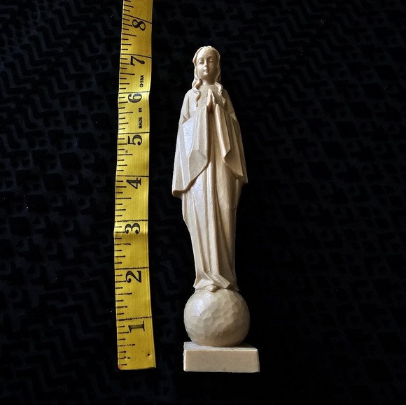 Vintage Celluloid Virgin Mary Figurine - Picture 3 of 4